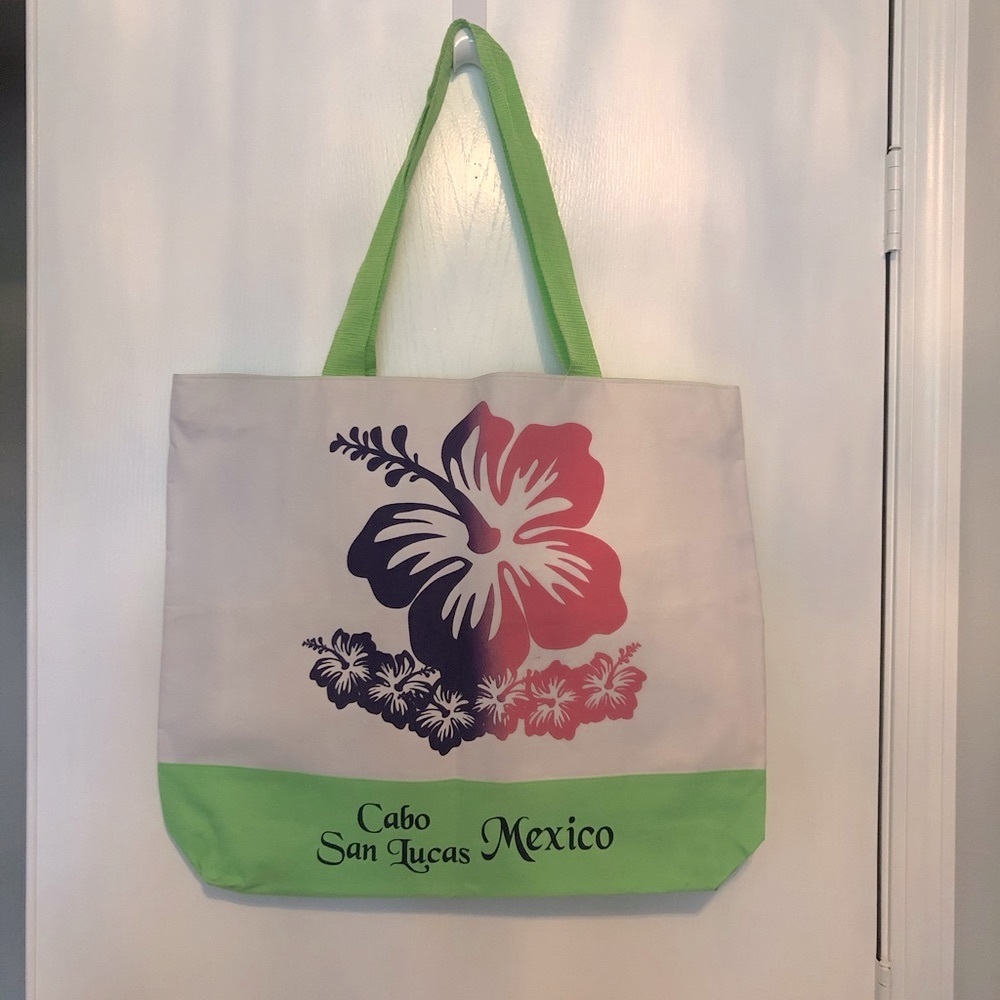 🏖🇲🇽Great condition tropical beach bag/ tote bag from Cabo, Mexico.